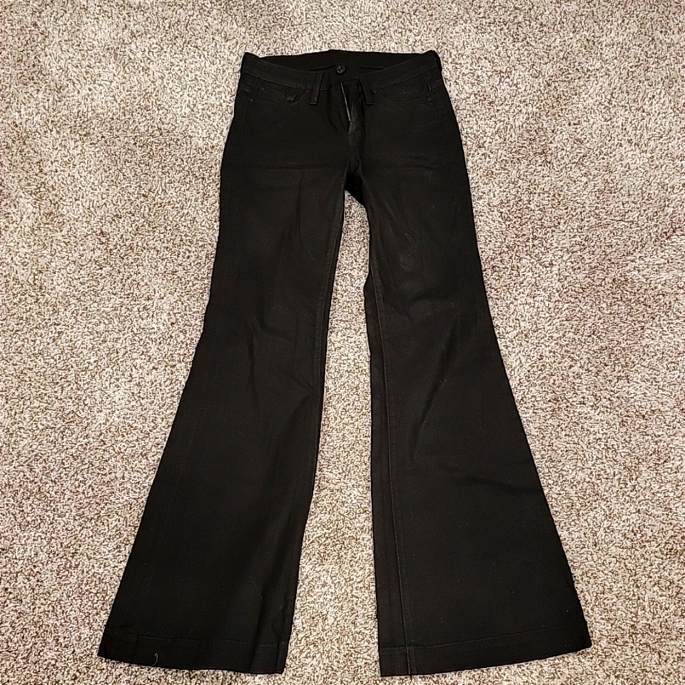 7FAMK Sevens Black Jeans